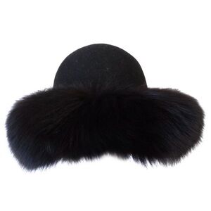 Michael Kates | Vintage Mink Fur Trimmed Hat